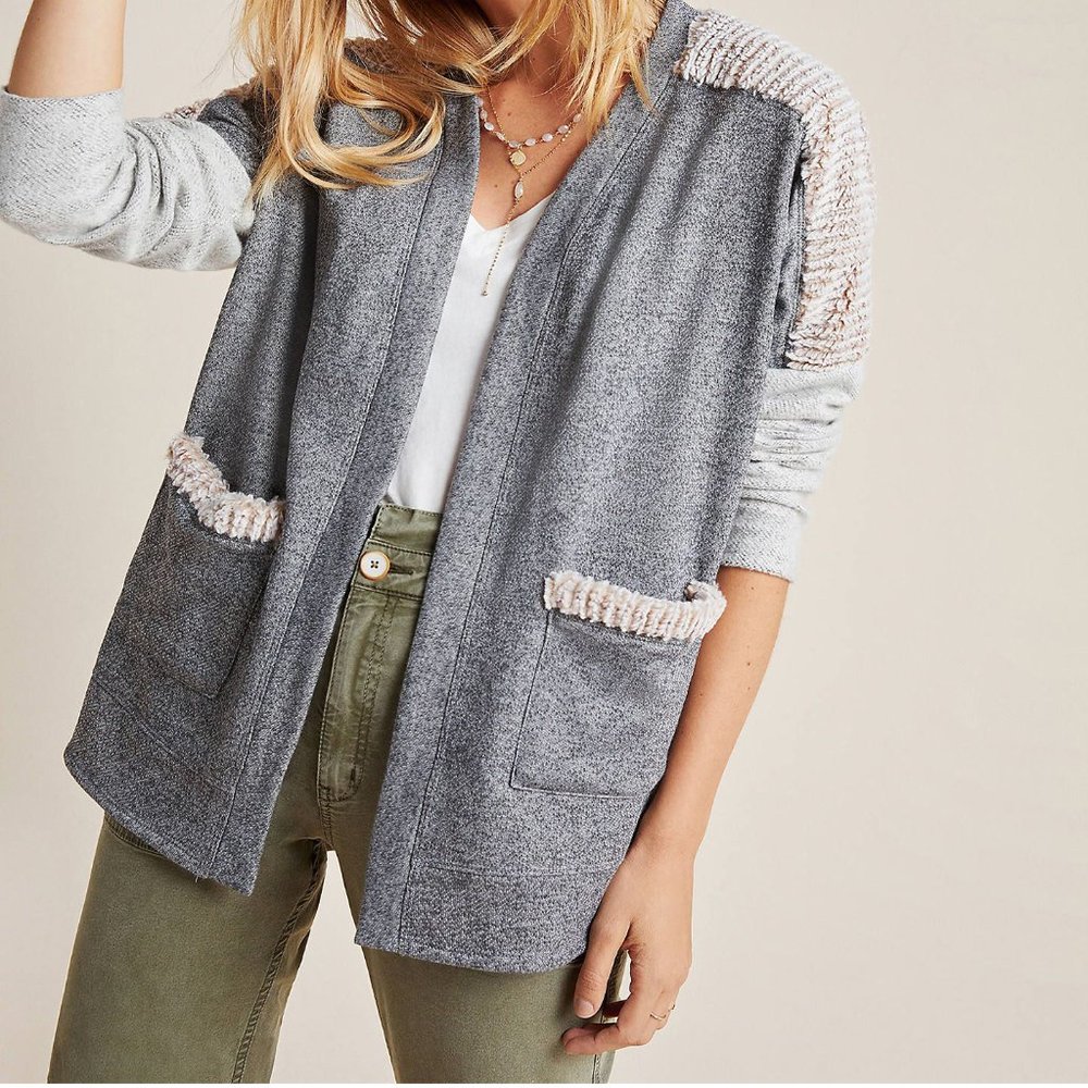 Anthropologie Amadi Cora Fuffy Cardigan